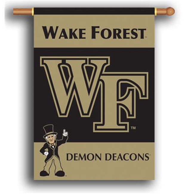 Multicolor NCAA Wake Forest Car Flag One Size